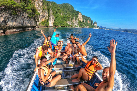 Phi Phi: Maya Bay Sleepaboard-tur med snorkling och solnedgång