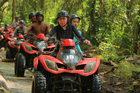 Bali: Ubud ATV Quad Bike Tunnels, Waterfall, Forest, GuidedATV Tandem with Meeting Point