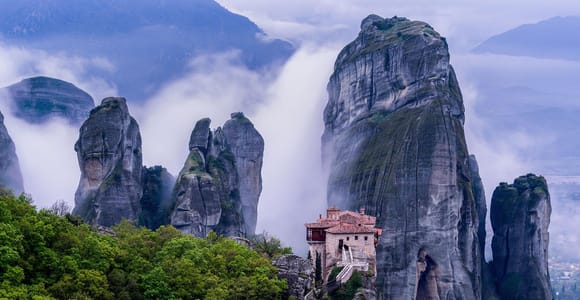 Meteora Monasteries Tour, Caves, Beachfront Stops & Lunch