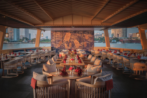 Bangkok: Okura Cruise - Luxury Japanese Dinner Cruise ‘Umi 海’ Teppanyaki (8-course experience)
