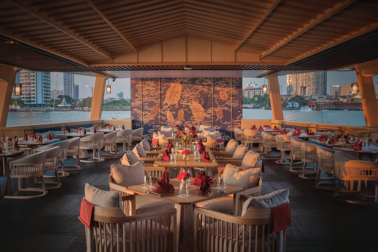 Bangkok: Okura Cruise - Luxury Japanese Dinner Cruise ‘Umi 海’ Teppanyaki (8-course experience)