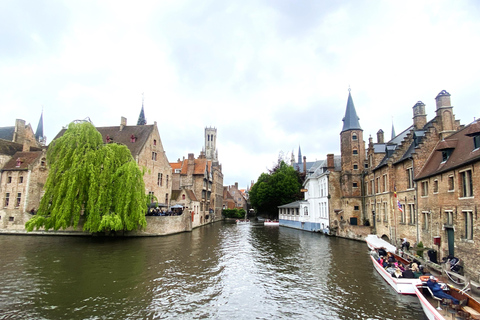 Vanuit Parijs: Dagtrip met gids naar Brussel en Brugge