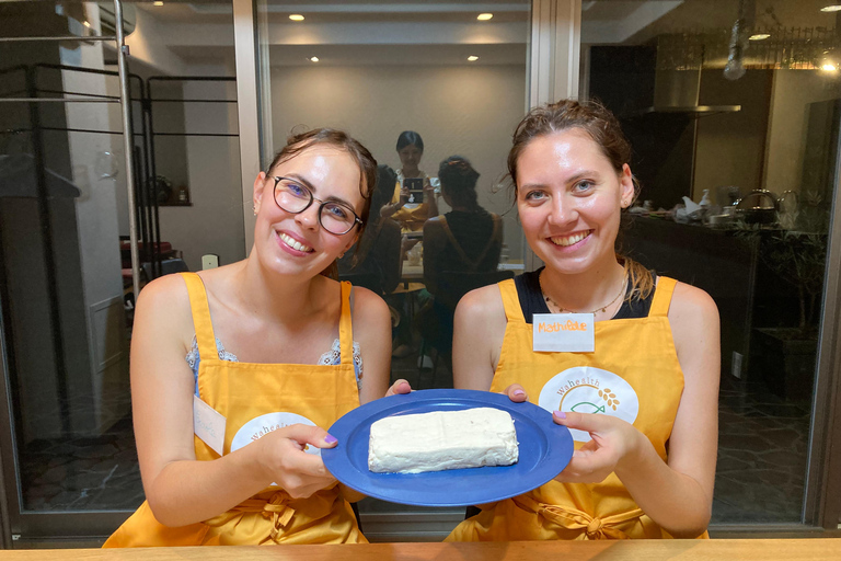 Making Fresh To-fu from soybeans in Kyoto