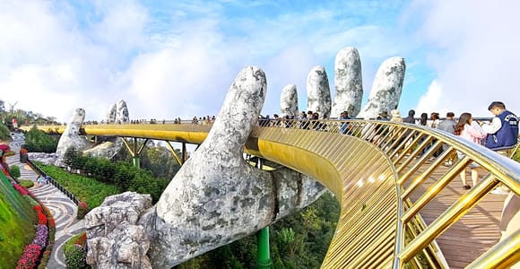 From Da Nang/Hoi An: My Son Sanctuary & Golden Bridge Tour