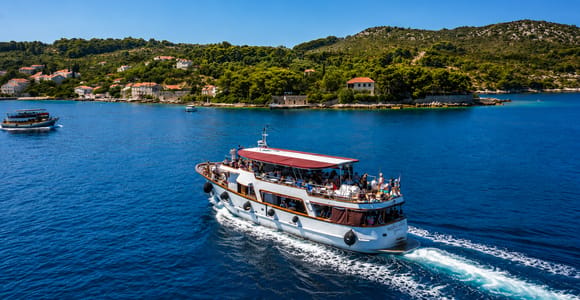 Dubrovnik: Tour zu den Elaphiten mit Getränken und optionalem Mittagessen