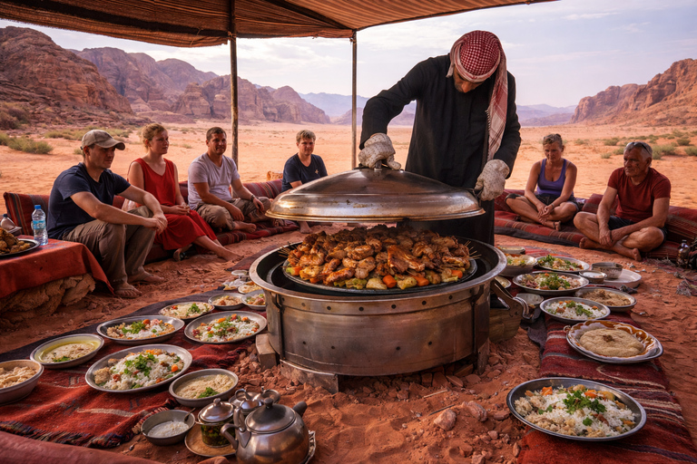Wadi Rum: Full-Day Jeep Tour with Bedouin Lunch