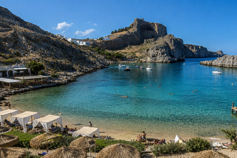 "Lindos & Agios Pavlos: Magical Day, Comfortable Transport & 2 Photo Stops" "Lindos & Agios Pavlos: Magical Day, Comfortable Transfer & 2 Photo Stops"