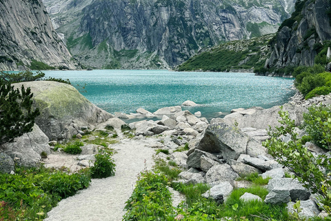 Gelmersee: Alpin vattenreservoar med spektakulär linbana