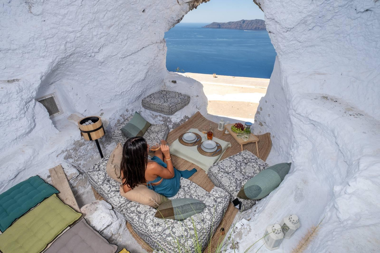 Santorin : randonnée dans la caldeira et dînerSantorin : Randonnée dans la caldeira et dîner