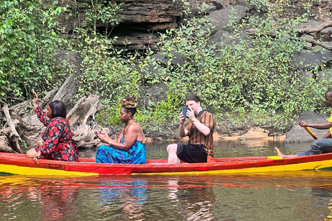 From Accra: Shai Hills Safari, Waterfall, and Boat Tour