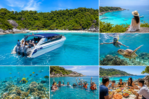 From Khao Lak: Similan Islands Snorkeling Trip with Lunch
