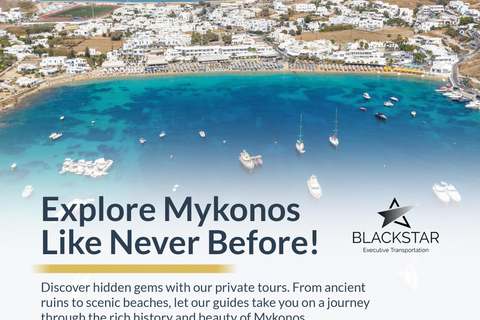 Mykonos : visite privée de l&#039;île et des plages en voiture