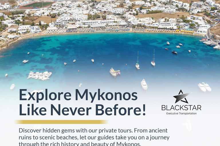 Mykonos: Island and Beaches Private Tour by Car