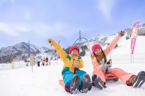 Tokyo: Naeba Ski Resort Day Trip with Ski Gear Rental Full-package （Admission ticket + Ski Gear + Lesson）