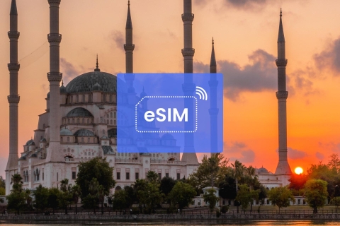 Adana : Turquie (Turkiye)/Europe eSIM Roaming Mobile Data Plan1 GB/ 7 jours : 42 pays européens