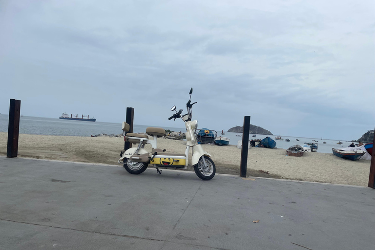 Santa Marta: Electric Motorcycle City Tour with Tastings Santa Marta Electric motorcycle morning City tour