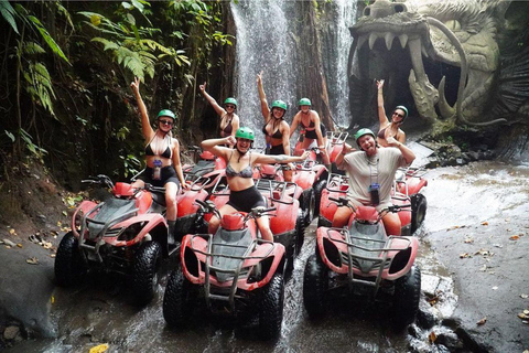 Bali: Ubud ATV-Fahrt mit Wasserfall-Drachenhöhle und MittagessenTandem ATV