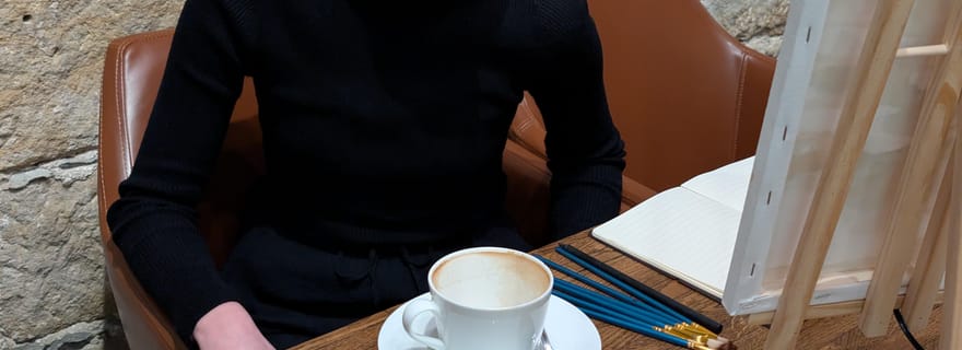 Dresde : expérience de peinture dans l'ambiance chaleureuse du Café Europa