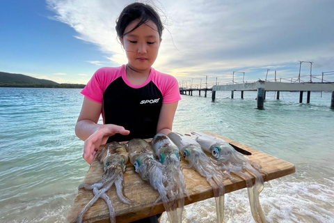 Pattaya: Lancha Rápida Privada Samaesan con Pesca y Snorkel