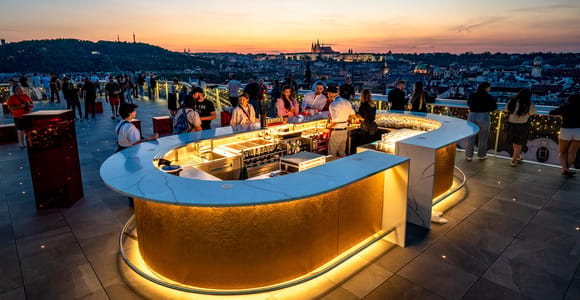 Fly Vista Rooftop: 360° Prague Views & Welcome Drink