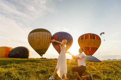 Teotihuacán: Exclusive Hot Air Balloon Flight Just for You and Your Partner Exclusive Hot Air Balloon Flight Just for You and Your Partner, Without Transportation
