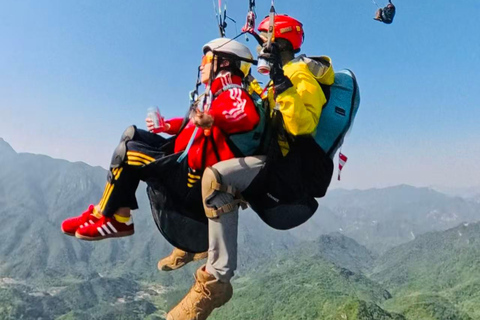 Beijing: The Mutianyu Great Wall Paragliding Experience