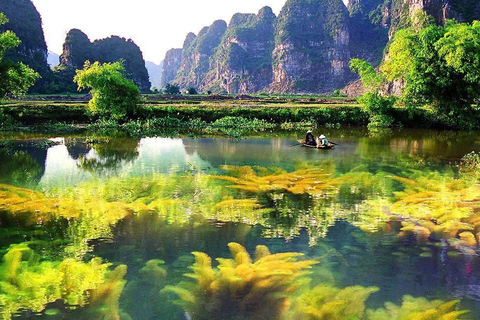 Hanoi: Trang An UNESCO, Mua Cave, Hoa Lu or Dich Long Pagoda GROUP: Hoa Lu, Trang An UNESCO BOAT, Mua Cave, Buffet, Cycle
