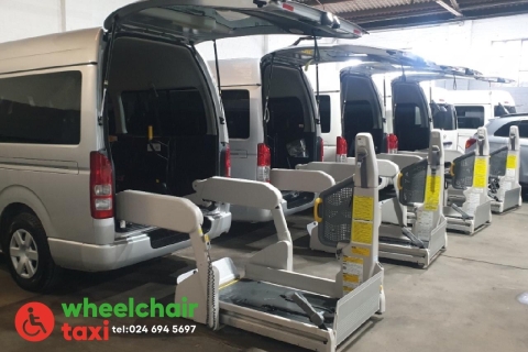 ¡Traslados exclusivos al aeropuerto de Kotoka accesibles en silla de ruedas!