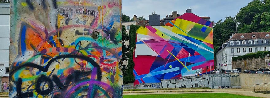 Sarrebruck : visite de l'art de rue et dégustation de nourriture