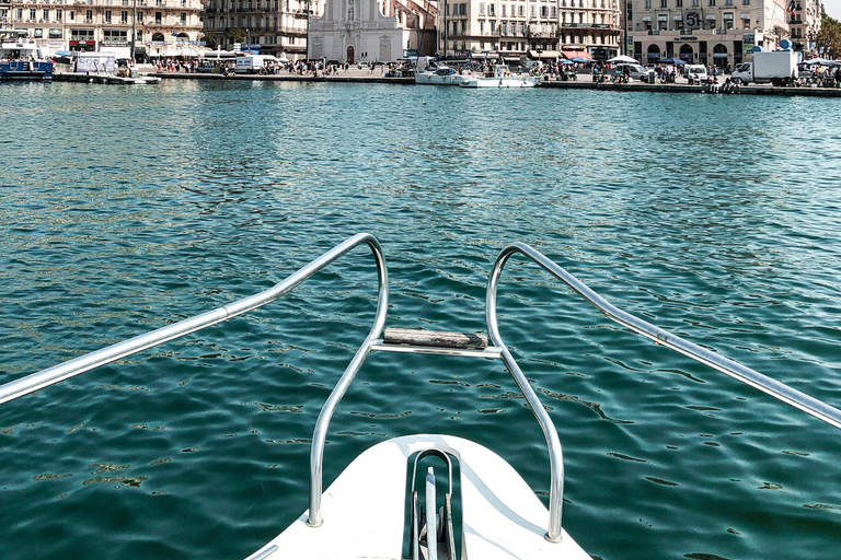 Marseille: Guided Walking Tour with Boat Trip to if Castle ENGLISH Guided Walking Tour with Boat no entrance to Castle