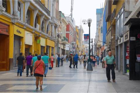 TOUR A PIEDI DI LIMA CATACOMBE DA MIRAFLORES, CENTRO STORICO, VINI+BUS