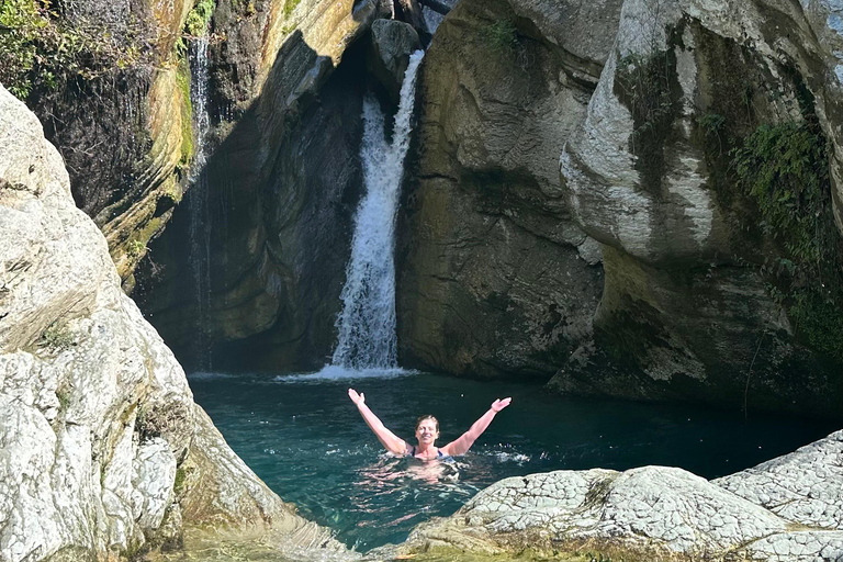 From Berat: Guided Waterfall Hike and Wine Tour