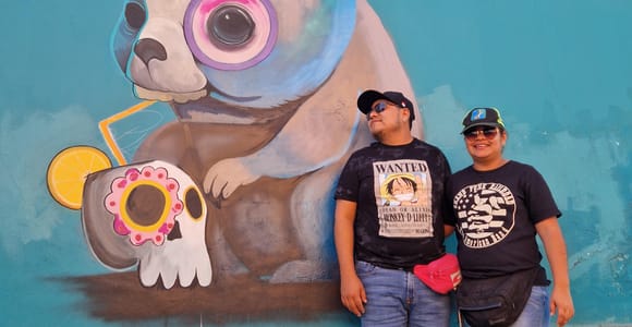 Street Art with an artist