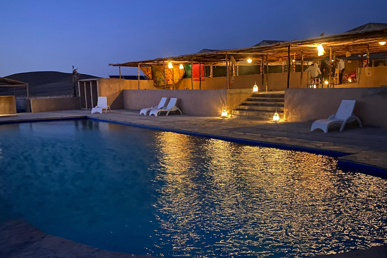 Marrakech: Overnight Desert Trip with Dinner, Camel, and ATV Marrakech: 1-night Desert Quad Bike Tour & Sunset Camel Ride