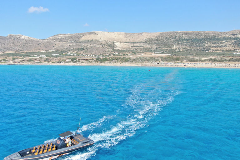 Limeniskos: Gramvousa and Balos Speedboat Tour with Drinks