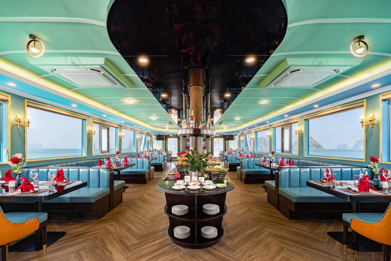 From Hanoi: Halong Bay Day Cruise with Kayak, Cave & Swim Halong Bay Day Cruise from Halong Port (No Transfer)