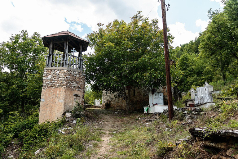 Krusevo, il monastero di Zrze e il villaggio di Babino da Skopje