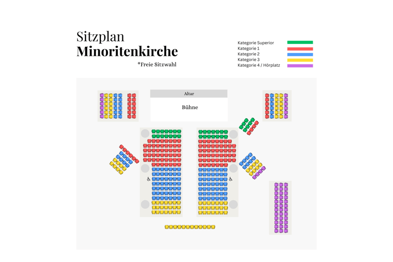 Wiedeń: Koncerty klasyczne w kościele minorytówKategoria 2