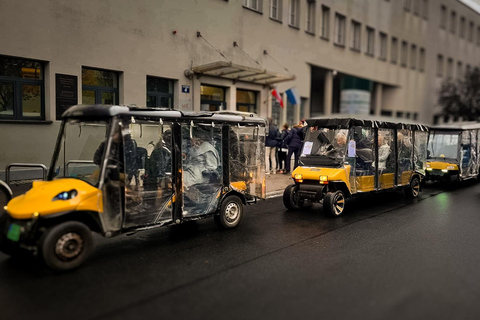 Krakow's Kazimierz by Golf Cart & Schindler's Factory Tour Old Town, Kazimierz, and Schindlers Factory Tour in English