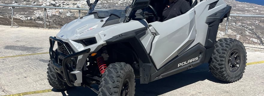 Santorin : Excursion en buggy avec personnel accompagnant