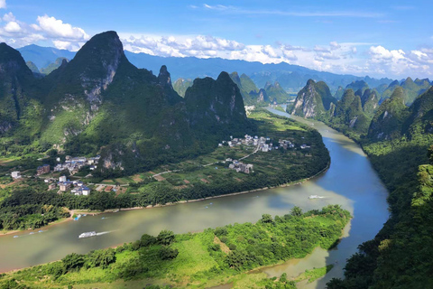 Guilin:Excursión privada de 1 día por las montañas a vista de pájaro de Yangshuo