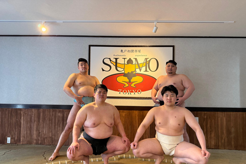 Tokyo Sumo Experience: Train with Wrestlers & Chanko Hot-Pot