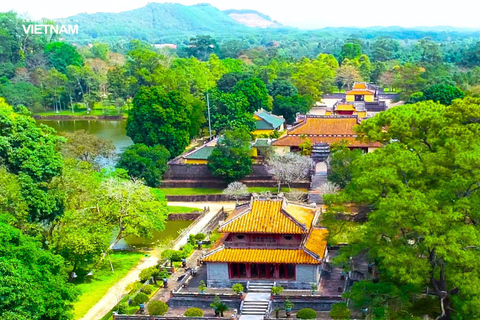 Hue : Royal Tombs Tour with Thien Mu pagoda & Dragon Boat 2 Royal Tombs and Dragon Boat with English-speaking guide