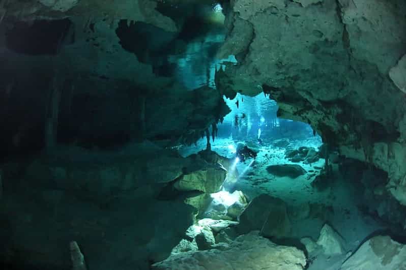 Playa del Carmen: Famous Dos Ojos Cenote Diving – 2 Dives