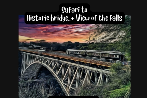 Victoria Falls: safari en wandeltocht naar historische brug
