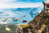 De Lucerne, Mt. Pilatus Gondola, téléphérique et voyage en bateau - Hizvo