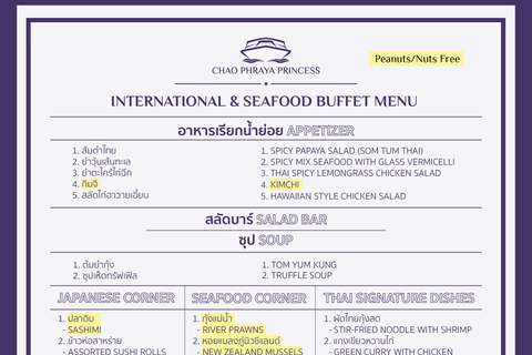Bangkok: Chao Phraya Princess Dinner Cruise with Live Music ASIATIQUE Pier - Chao Phraya Princess Dinner Cruise