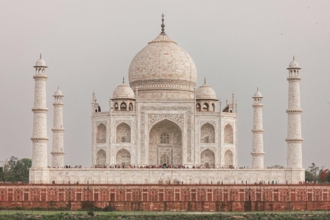 Pomiń wschód słońca w Taj Mahal i prywatną wycieczkę do fortu AgraPrywatny samochód AC + kierowca + przewodnik
