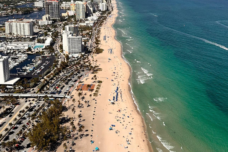 Lauderdale: Sunset Private Helicopter-Hard Rock Guitar-Miami