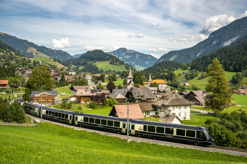 Z Montreux do Interlaken: Pociąg widokowy GoldenPass Express